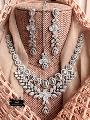 Made For Her-Elite Luxe Zircon Necklace Set - KIA1223