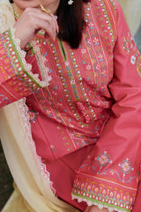 Coco by Zara Shahjahan Unstitched 3 Piece Lawn Suit-02-B-Bano