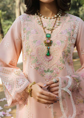 Floral Forest By Sardinia Unstitched 3 Piece Lawn Collection-Rosewood