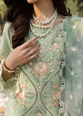 Sardinia Unstitched 3 Piece Lawn Collection-Green Allure