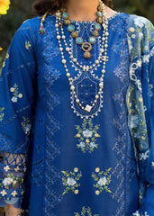 Floral Forest By Sardinia Unstitched 3 Piece Lawn Collection-Sapphire Flora