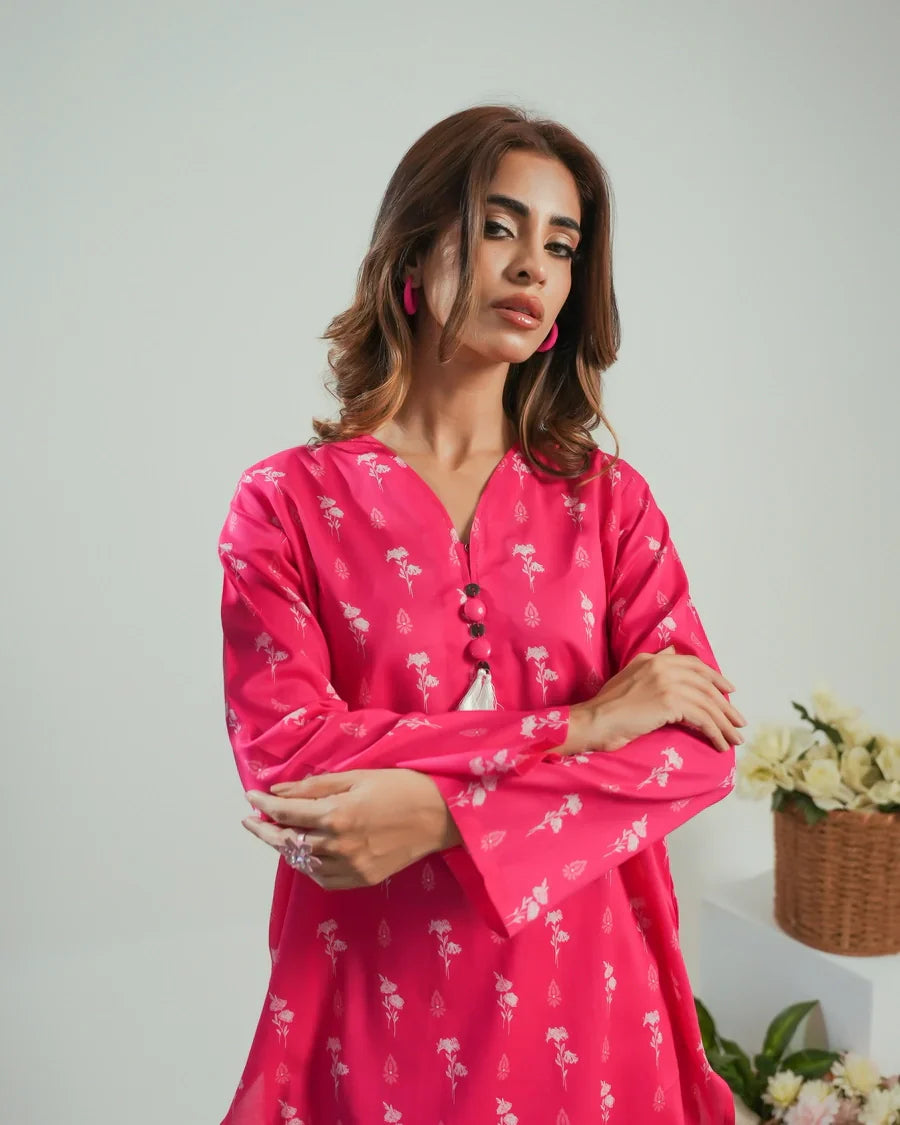 Dhaga Stitched 2 Piece Lawn Collection'2025-Matching separate 0047