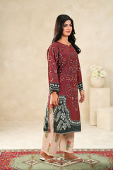 TBC Stitched 2 Piece Printed Summer Suit