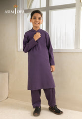 Ethnic Rtw By Asim Jofa Kids Stitched 2 Piece Suit-Ajbsk-04