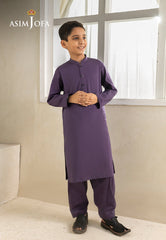 Ethnic Rtw By Asim Jofa Kids Stitched 2 Piece Suit-Ajbsk-04