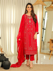 Rangeen Stitched 3 Piece Formals-Anaa