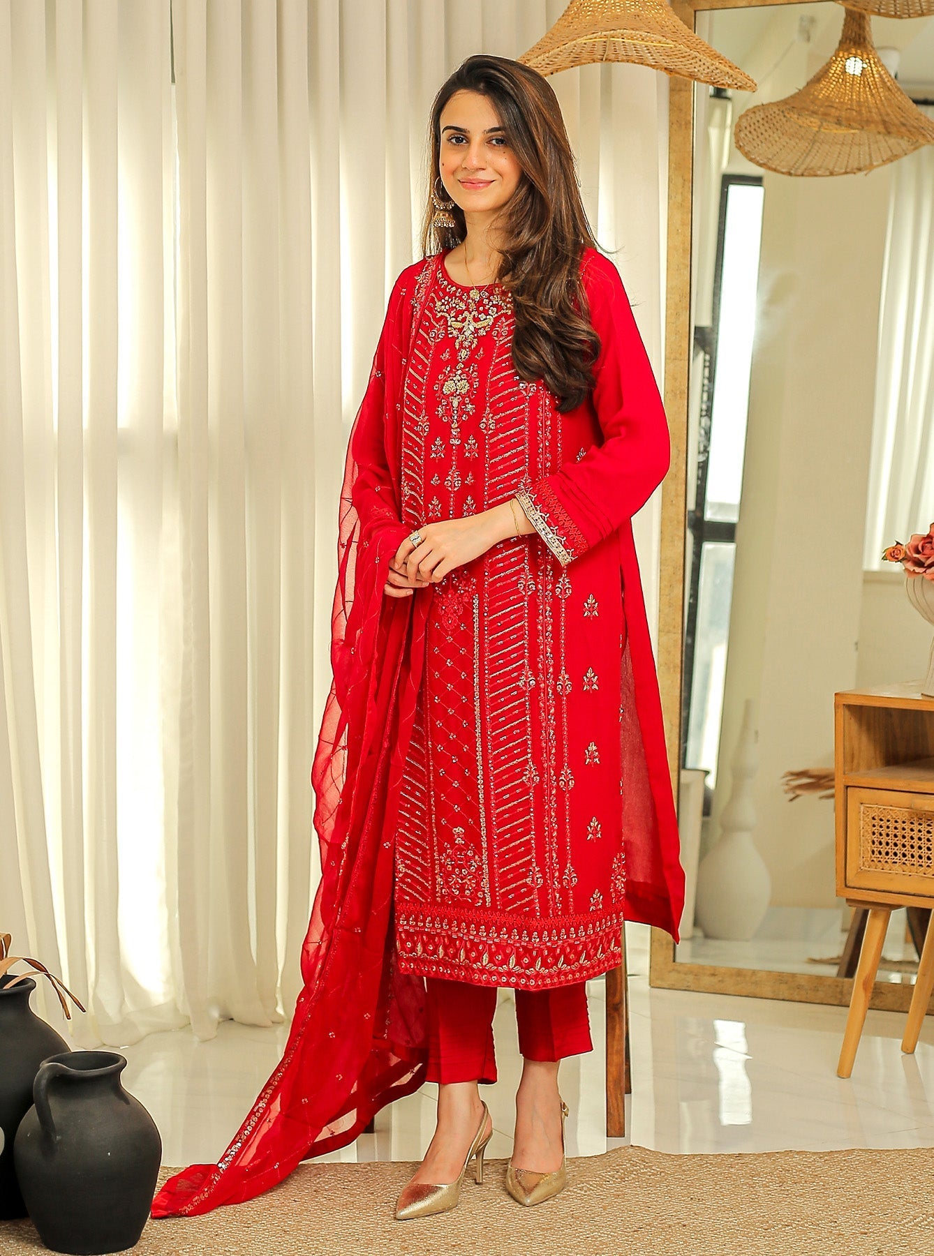 Rangeen Stitched 3 Piece Formals-Anaa