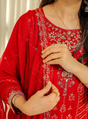 Rangeen Stitched 3 Piece Formals-Anaa