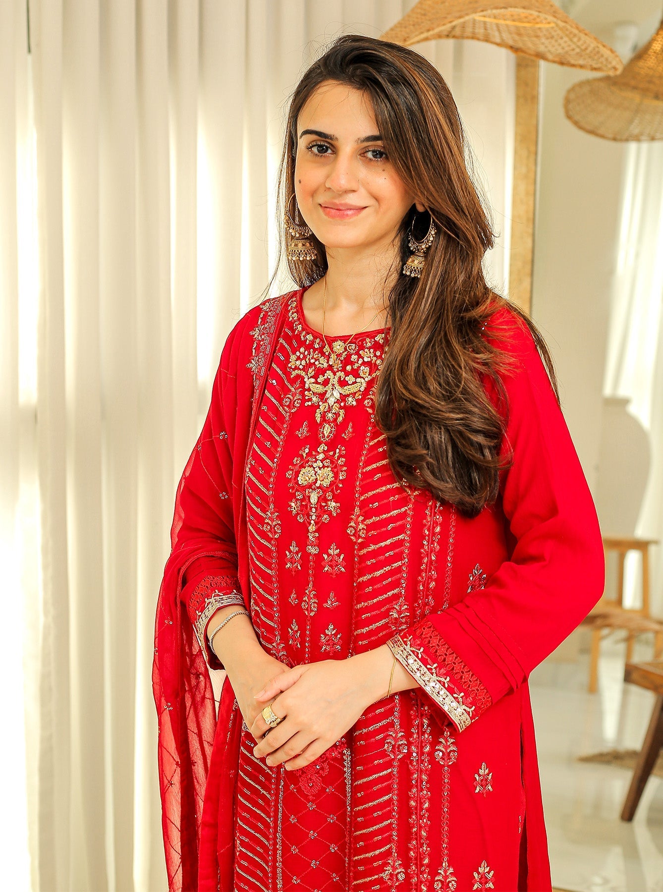 Rangeen Stitched 3 Piece Formals-Anaa