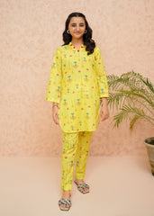 Summer Prints By Modest Kids Lawn Collection'2025-Yellow Lily