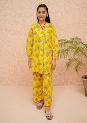 Summer Prints By Modest Kids Lawn Collection'2025-Sunflower