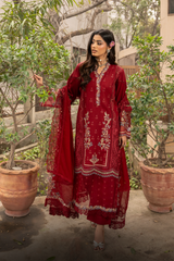 Mehru By Zebtan Unstitched 3 Piece Luxury Lawn Spring Suit-Mehru MZ-06