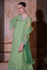 Aayra Stitched Formals Collection'2025-AY444 - Spring Green 3Pc