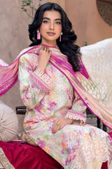 Rut Rang By Riaz Arts Unstitched 3 Piece Digital Print Emb Suit-D-02