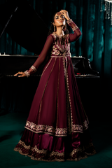 Gulab By Haniumaimaz Stitched 2 Piece Formals Suit-ZIMAL