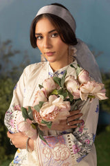Butterfly By Riaz Arts Unstitched 3 Piece Emb Lawn Suit-D-02