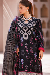 C Prints By Charizma Unstitched 3 Piece Printed Lawn Vol-07 Black Edition Suit-CP4-64