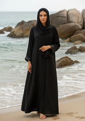 Hijabi.Pk Black Jade Abaya