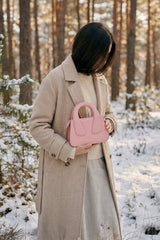 Fineur Handbag Crest - Blush Pink