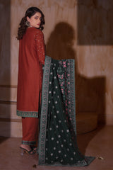 Aayra Stitched Winter Collection'2025-AY1145 - Autumn Ember 3Pc