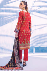 Colors by Al Zohaib Unstitched 3 Piece Digital Printed Lawn Vol-03 Suit-CFD-15