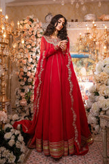 Haniumaimaz Stitched Formals Suit-SURKH