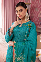 Maya by Nureh Unstitched 3 Piece Emb Lawn Suit-NS-108