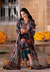 Asim Jofa Aira Summer Prints Ajar-13 Embroidered Dobby 3 Pcs