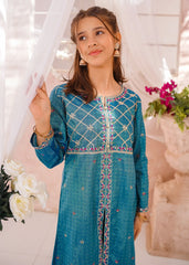 Modest Stitched 3 Piece Eid Edit Vol-02 Suit-10725-Grn