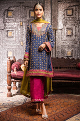 Zaaviay Stitched Eid Edit Roshan (Three Piece)