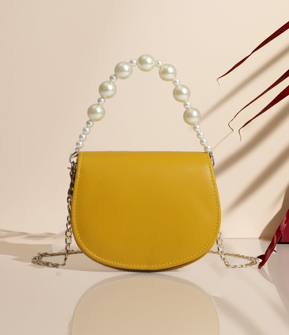 Pearl Handle Mini Crossbody HandBag For girls 2026