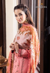 Asim Jofa Rania Pre-Winter '23 Ajrw-35 Designers Stitched Embroidered Slub 3 Pcs
