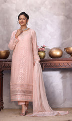 Shamooz Stitched 3 Piece Formals Suit-I-CH-0025-Daisy