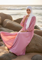 Hijabi.Pk Precious Pink Abaya