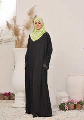 Abaya.Pk Onyx Black Jewel Abaya