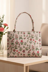 Fineur Canvas Tote Peach Blossom