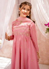 Modest 3 Piece Cotton Lawn Embroidered Frock