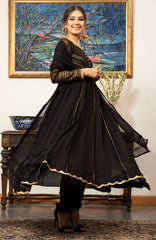 Joy Pret By Zaaviay Stitched Night Fall (Three Piece)