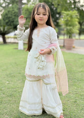 Modest Stitched 3 Piece Festive Edit Vol-02 Suit-10910-Wht