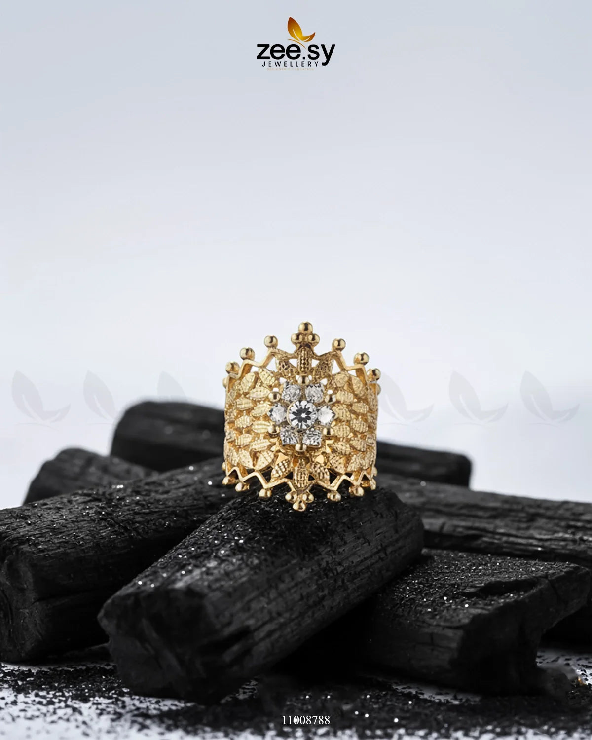 Crown Ring-8290 - Zeesy Jewellery