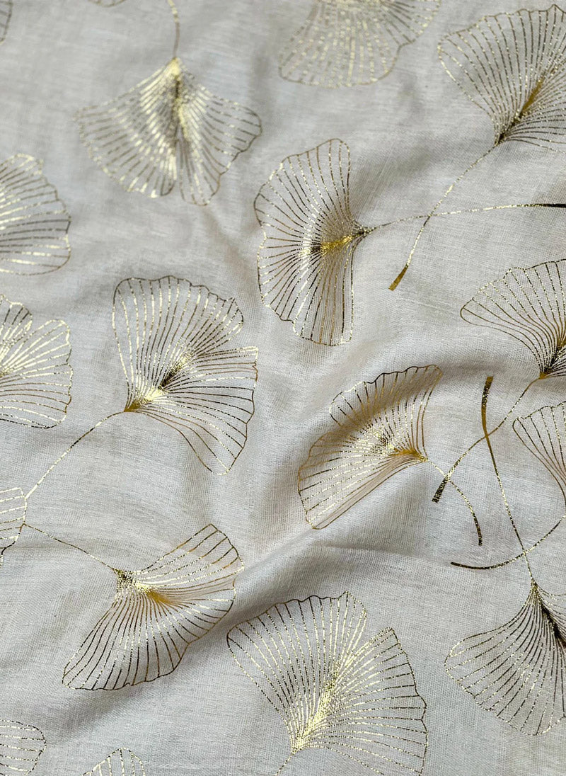 Hijab Ul Hareem Golden Foil Hijab