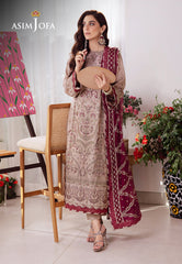 Asim Jofa Uraan Ajur-10 Embroidered Lawn 3 Pcs