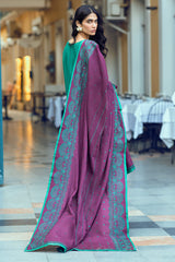 Broadway Returns By Mushq Unstitched 3 Piece Winter Suit-MW22-04-Nur