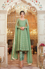 Kalidaar Frocks By Asma & Sidra Stitched Formals Suit-MASAKALI