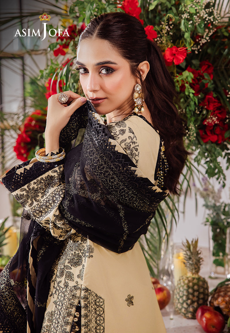 Asim Jofa Designers Limited Edition Ajurd-09 Embroidered Lawn 3 Pcs