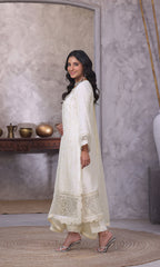 Shamooz Stitched 3 Piece Formals Suit-I-CH-0020-Ivory