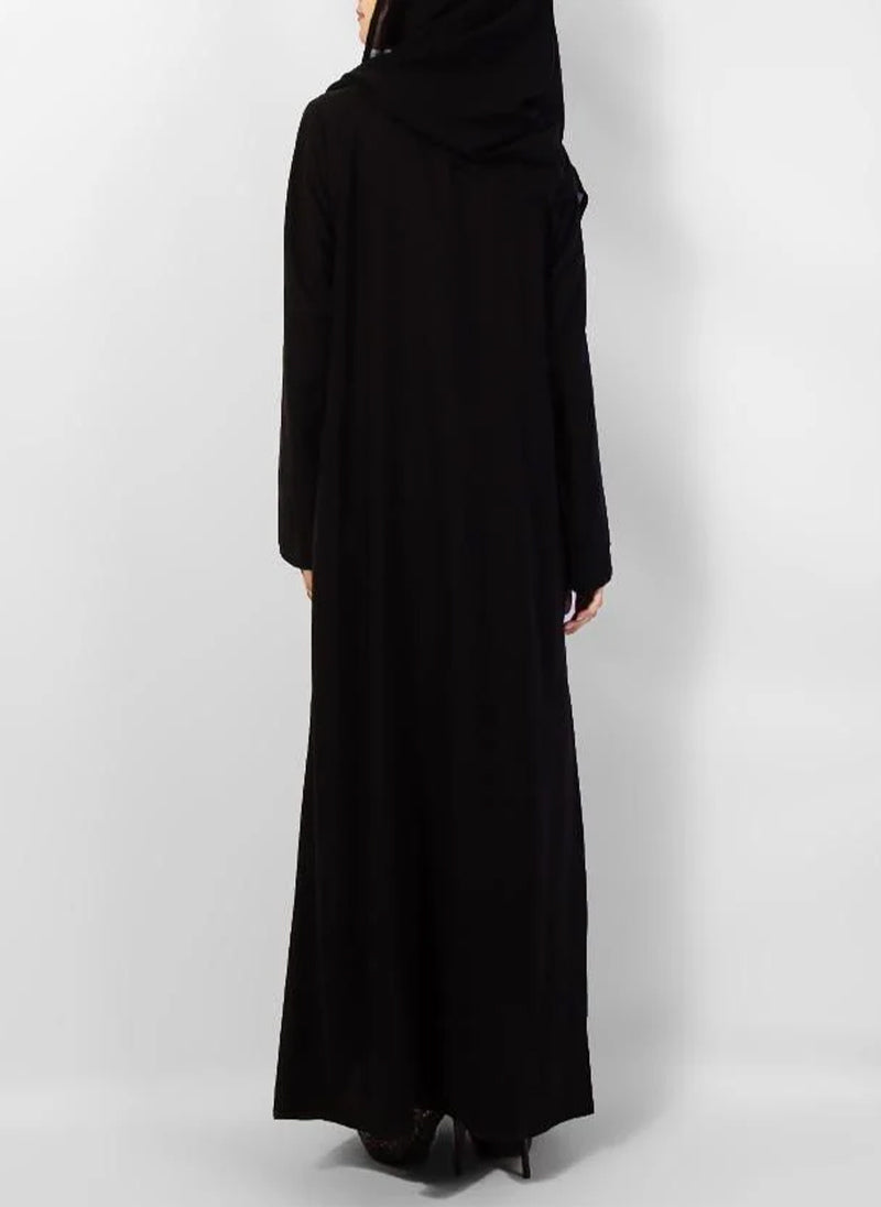 Hijab Ul Hareem Nice Looking Black Abaya 0122-P