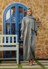 Hijabi.Pk Glacier Sky Abaya - Skyline