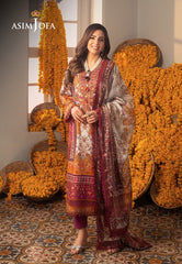 Asim Jofa Aira Summer Prints Ajar-04 Embroidered Jacquard 3 Pcs