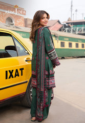 Asim Jofa Eid Signature Ajubf-41 Printed Embroidered Lawn 3 Pcs